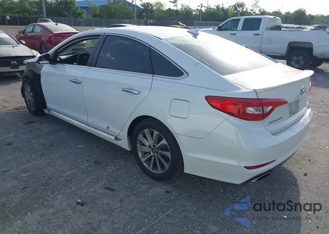 2016 Hyundai Sonata Sport из США, поврежденный, VIN 5NPE34AF5GH398083